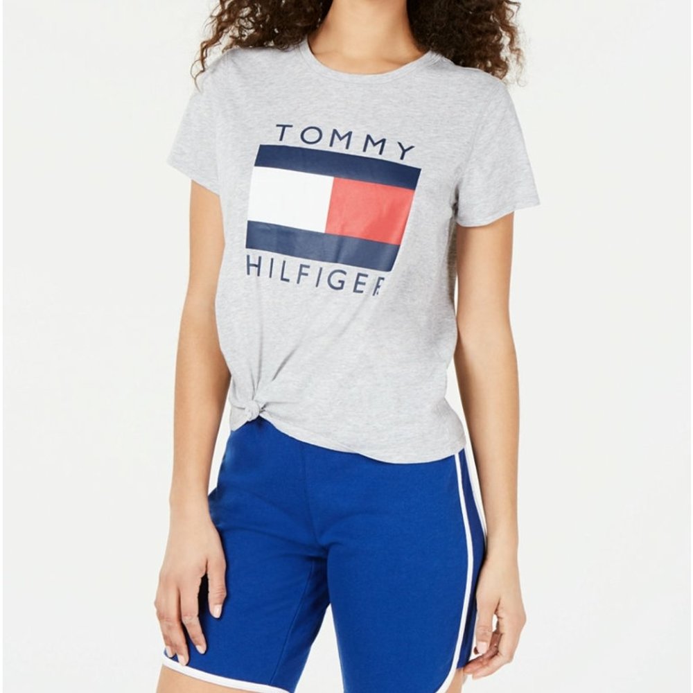 NEW TOMMY HILFIGER SPORT LOGO TEE SHIRT